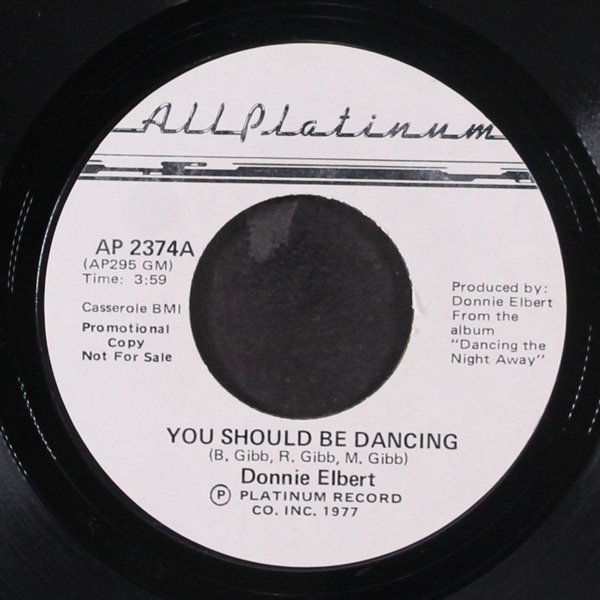 you should be dancing / same by DONNIE ELBERT