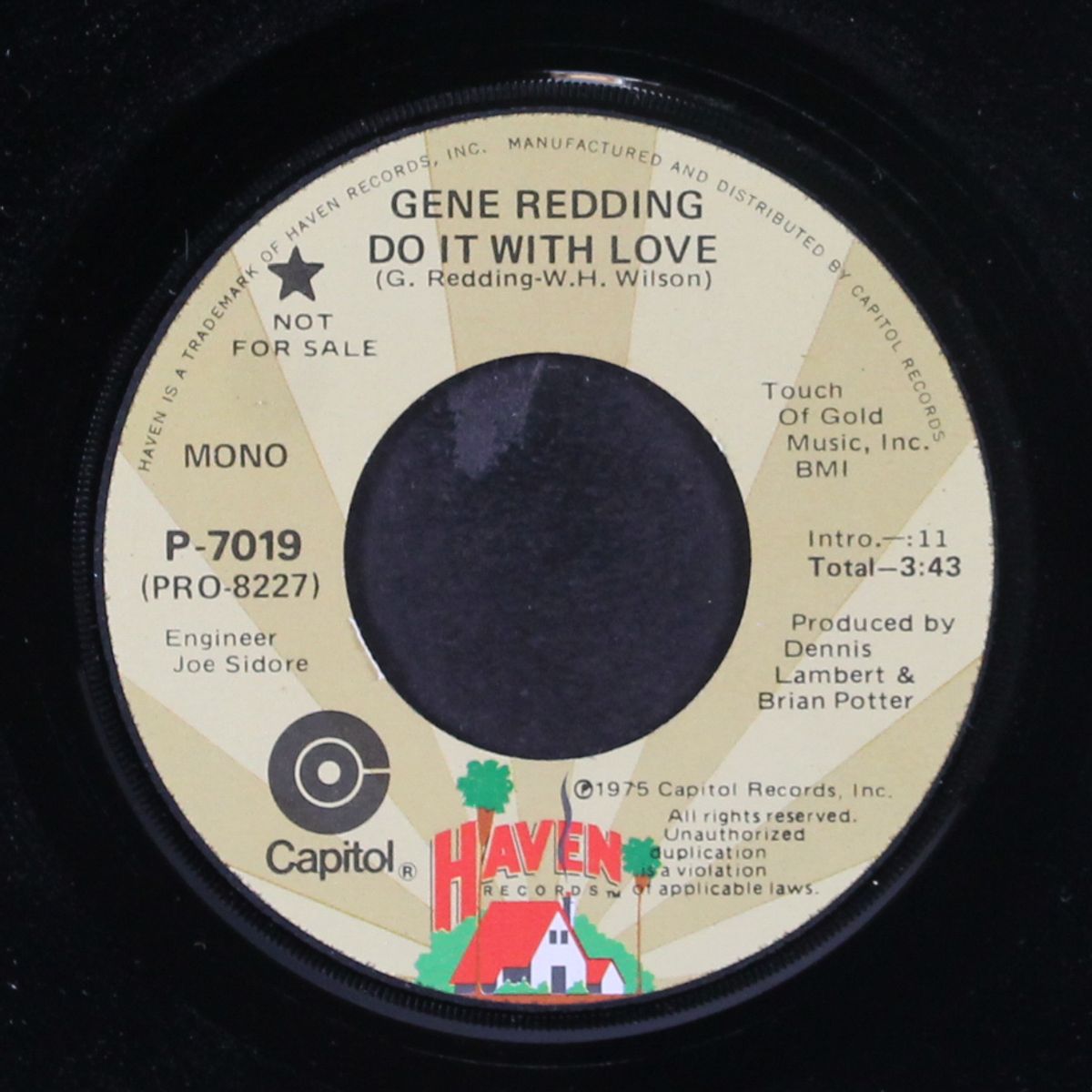 do it with love / mono by GENE REDDING
