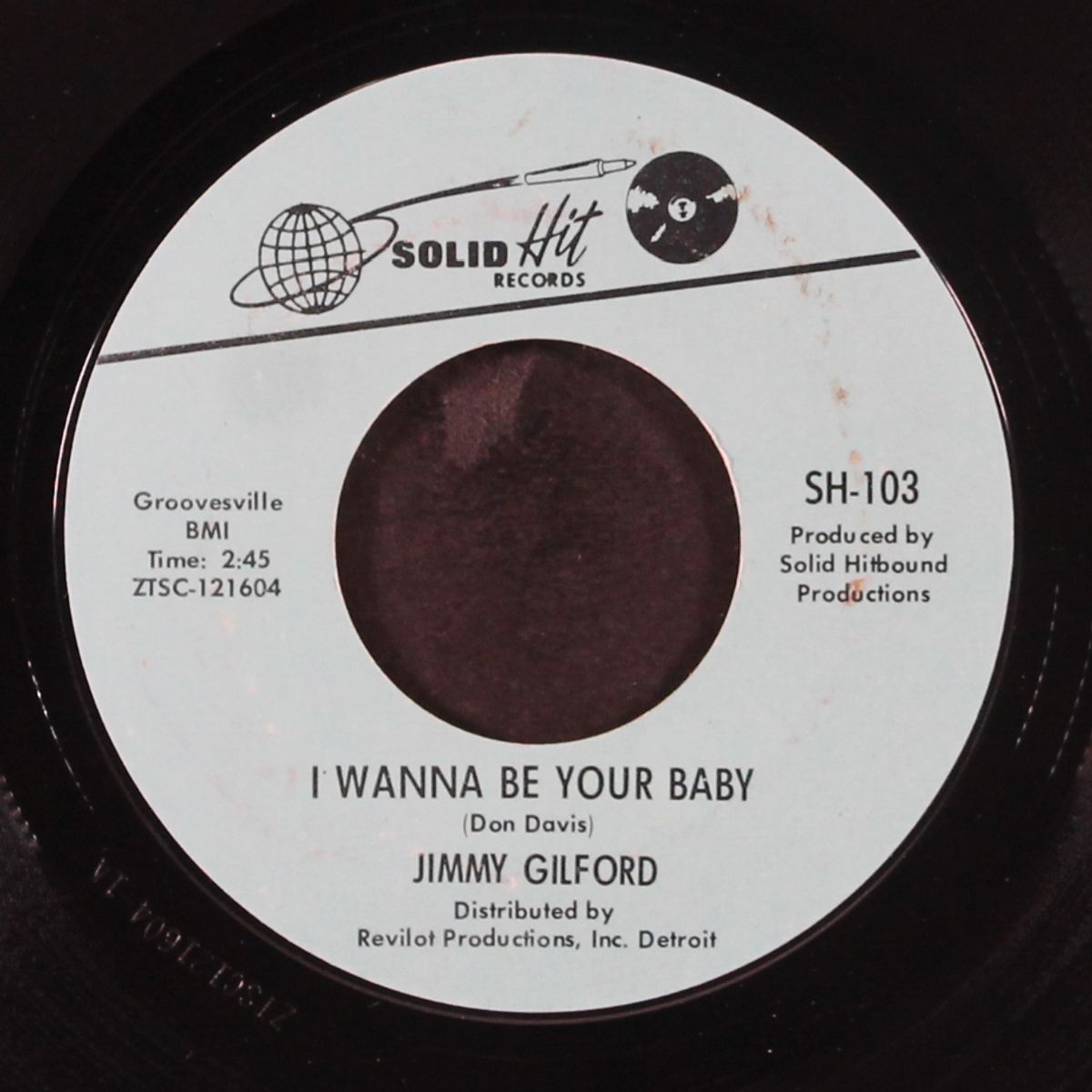 i wanna be your baby / heartbreaker by JIMMY GILFORD