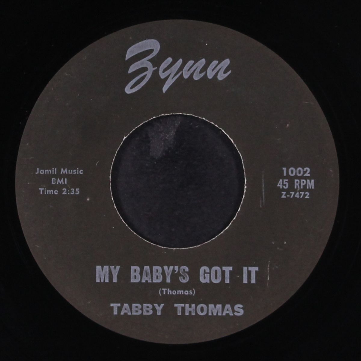 my baby's got it / tomorrow by TABBY THOMAS
