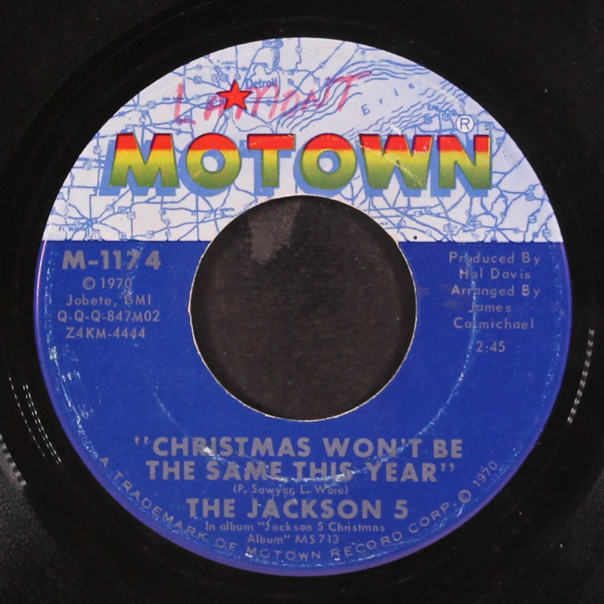 santa claus is comin' to town / christmas won't be the same this year by JACKSON 5