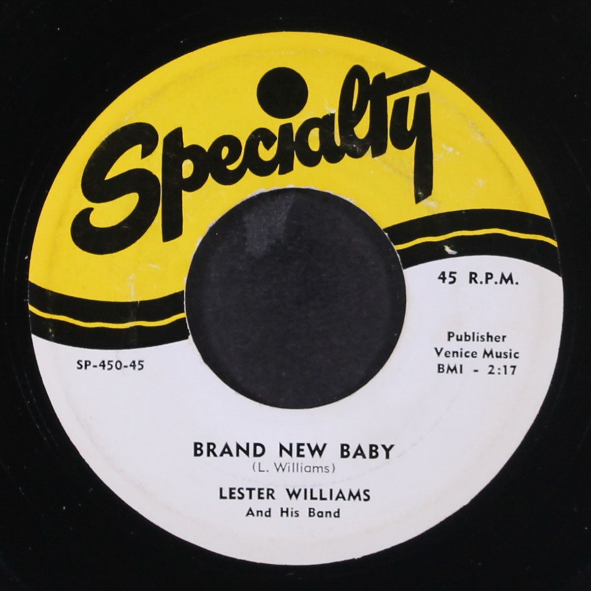 brand new baby / if you knew how much i love you by LESTER WILLIAMS