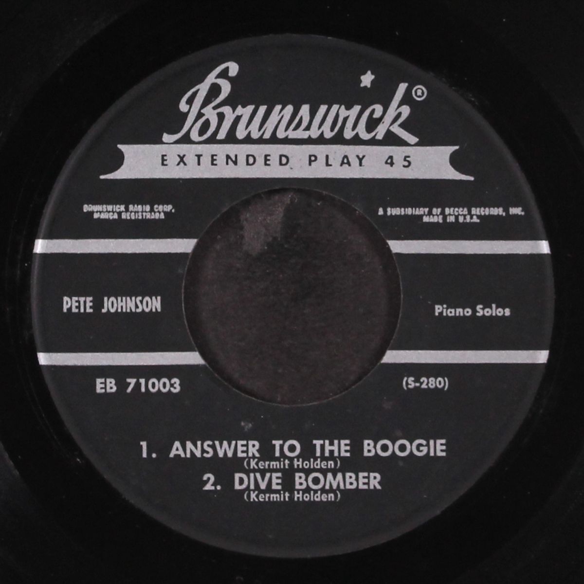 pete johnson's boogie woogie mood - piano solos vol. 1 by PETE JOHNSON