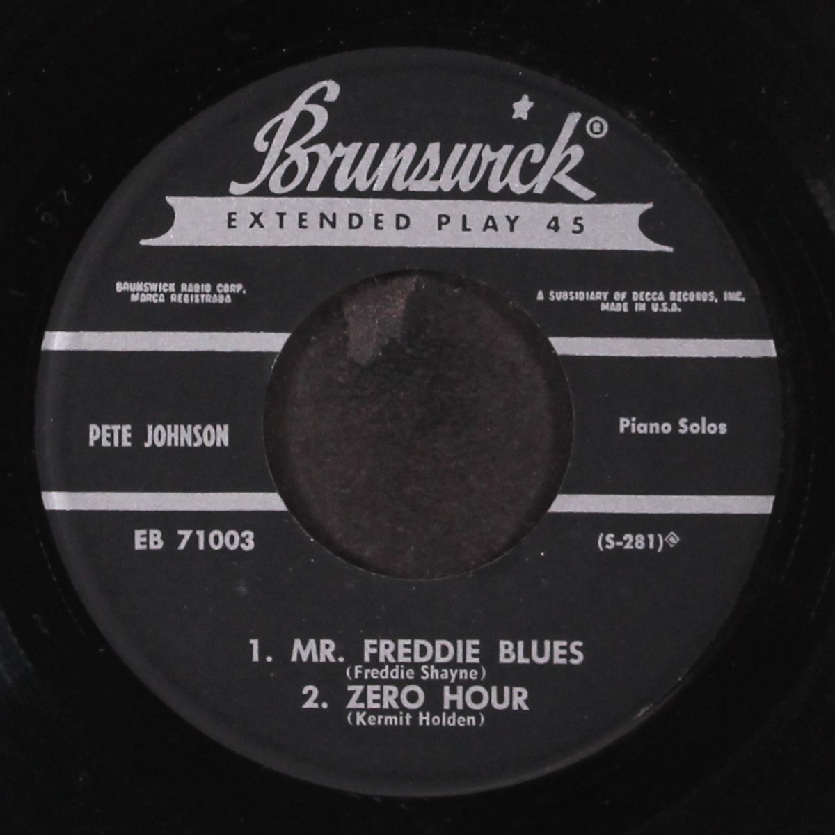 pete johnson's boogie woogie mood - piano solos vol. 1 by PETE JOHNSON