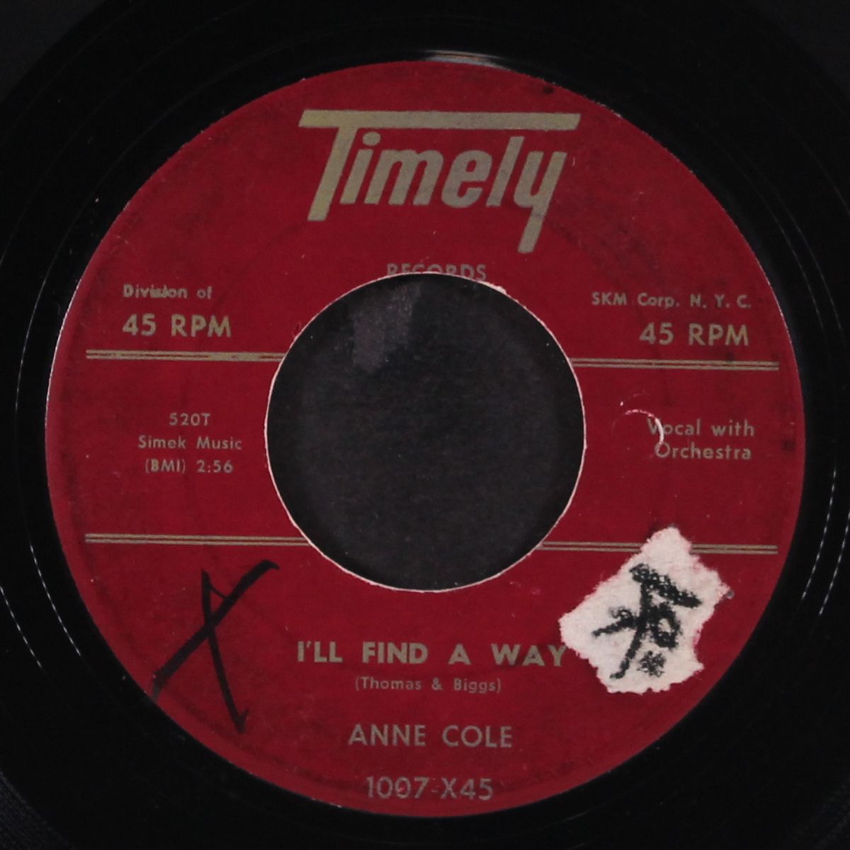 oh love of mine / i'll find a way by ANN COLE