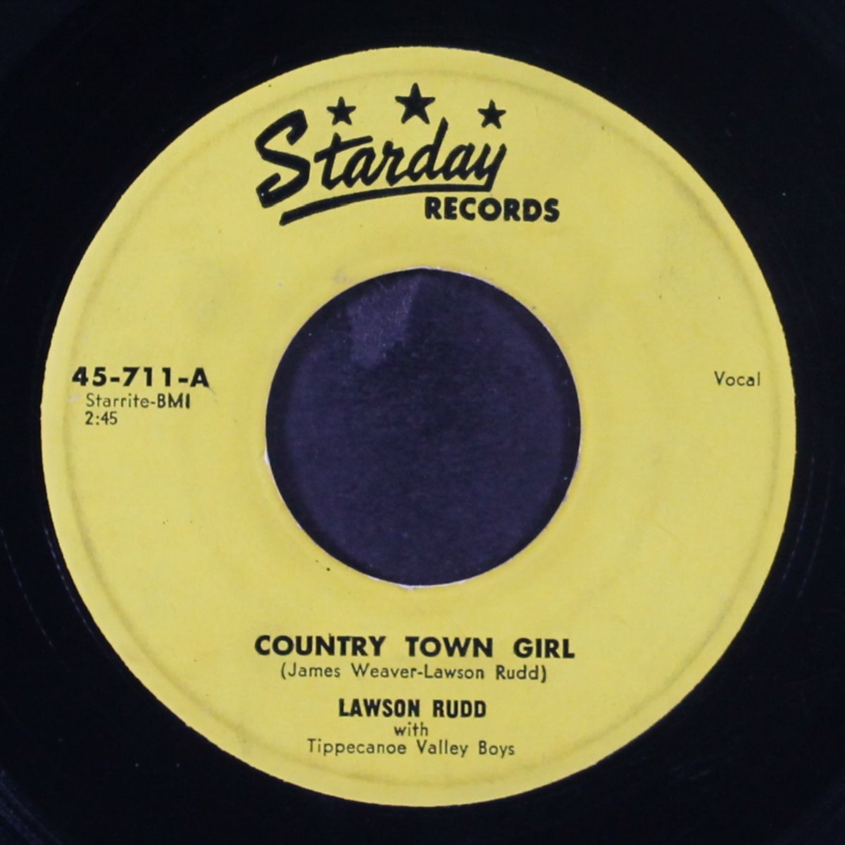 blues on the run / country town girl by LAWSON RUDD