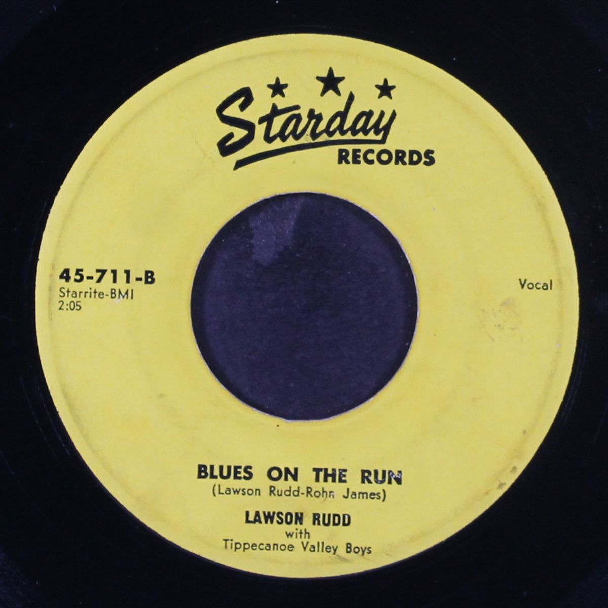 blues on the run / country town girl by LAWSON RUDD