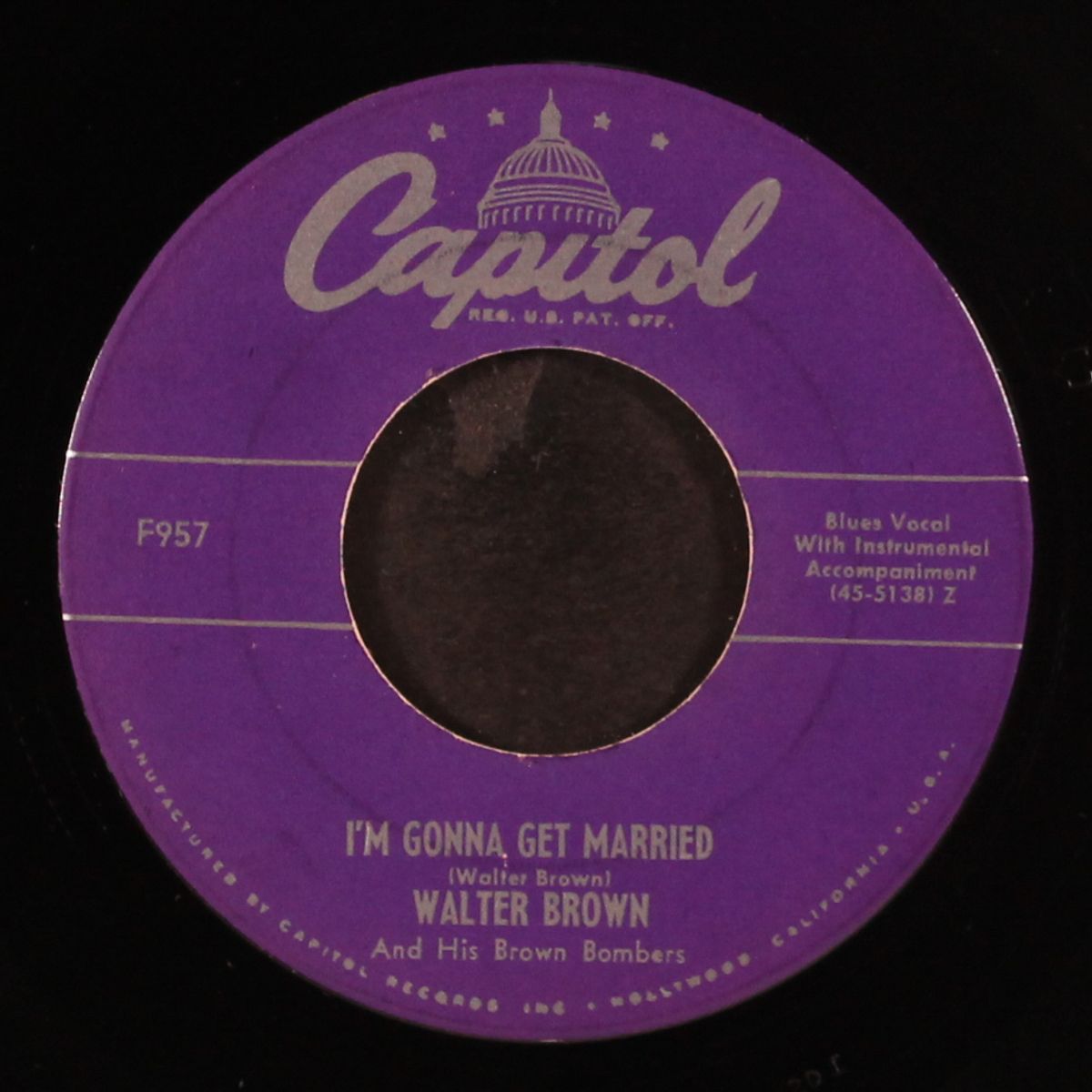 you better leave my gal alone / i'm gonna get married by WALTER BROWN