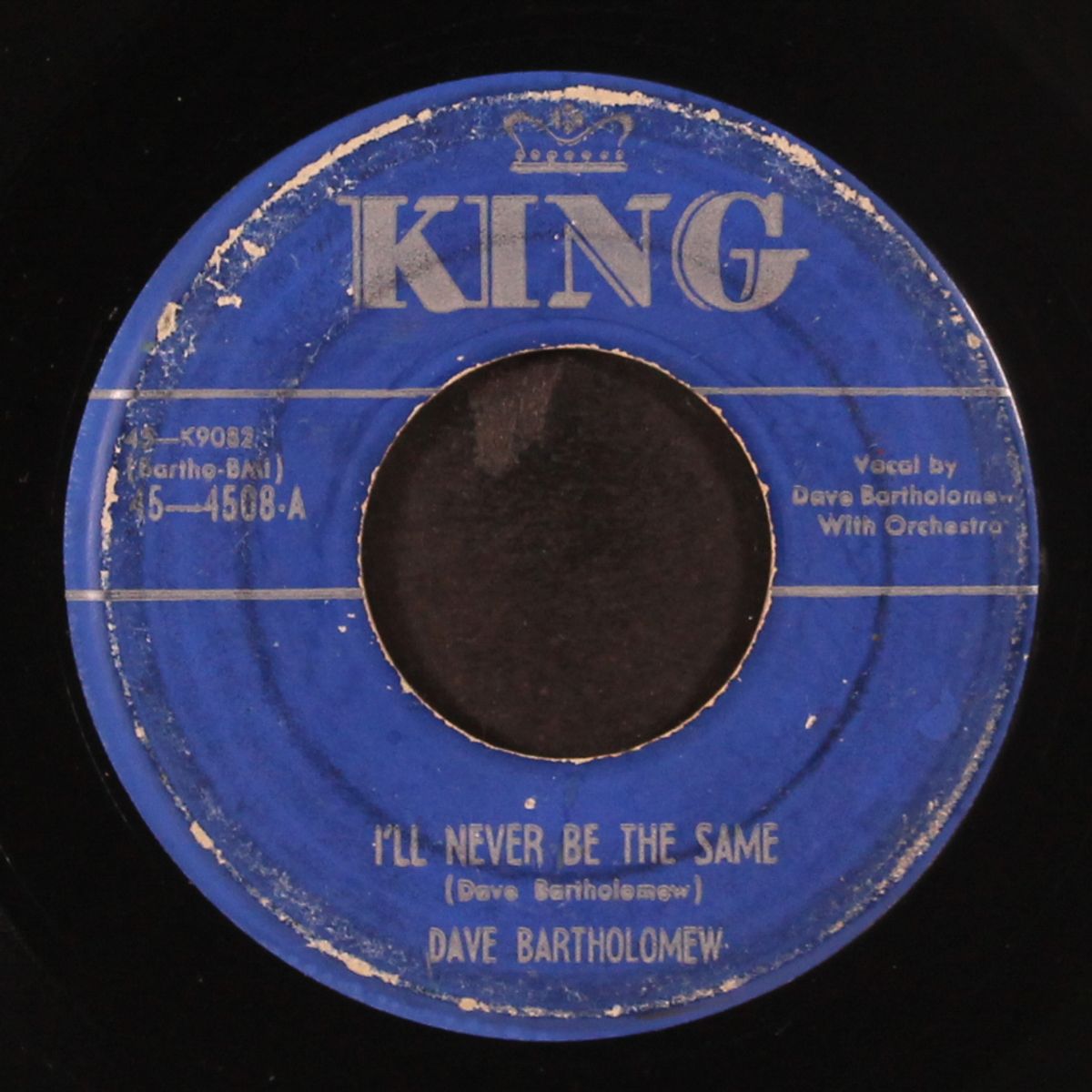 in the alley / i'll never be the same by DAVE BARTHOLOMEW