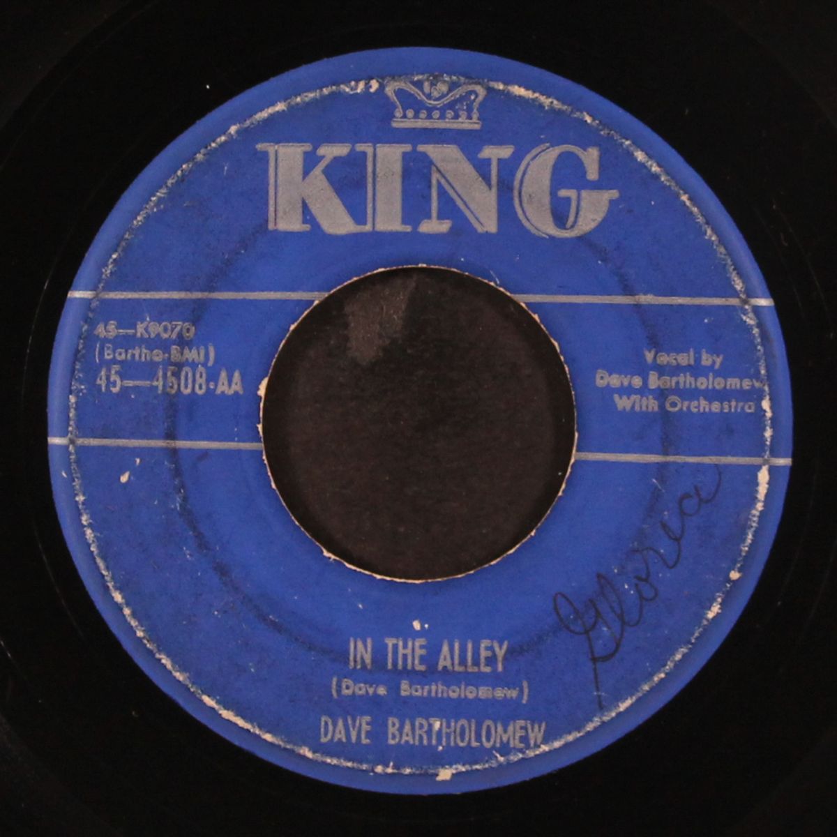 in the alley / i'll never be the same by DAVE BARTHOLOMEW