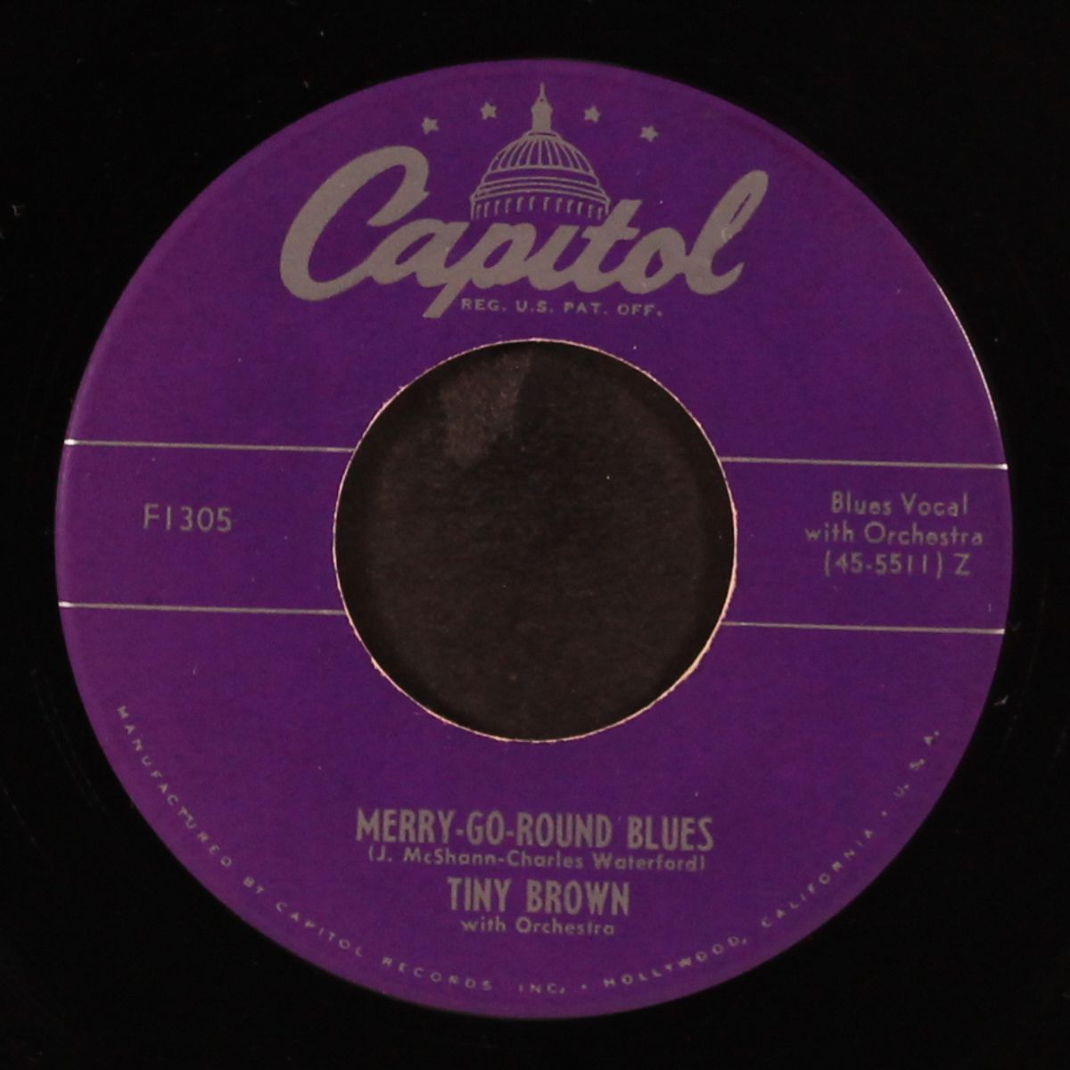 good lookin' fellow / merry-go-round blues by TINY BROWN