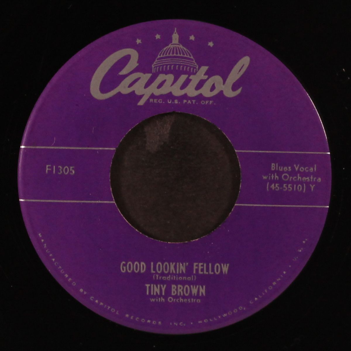 good lookin' fellow / merry-go-round blues by TINY BROWN