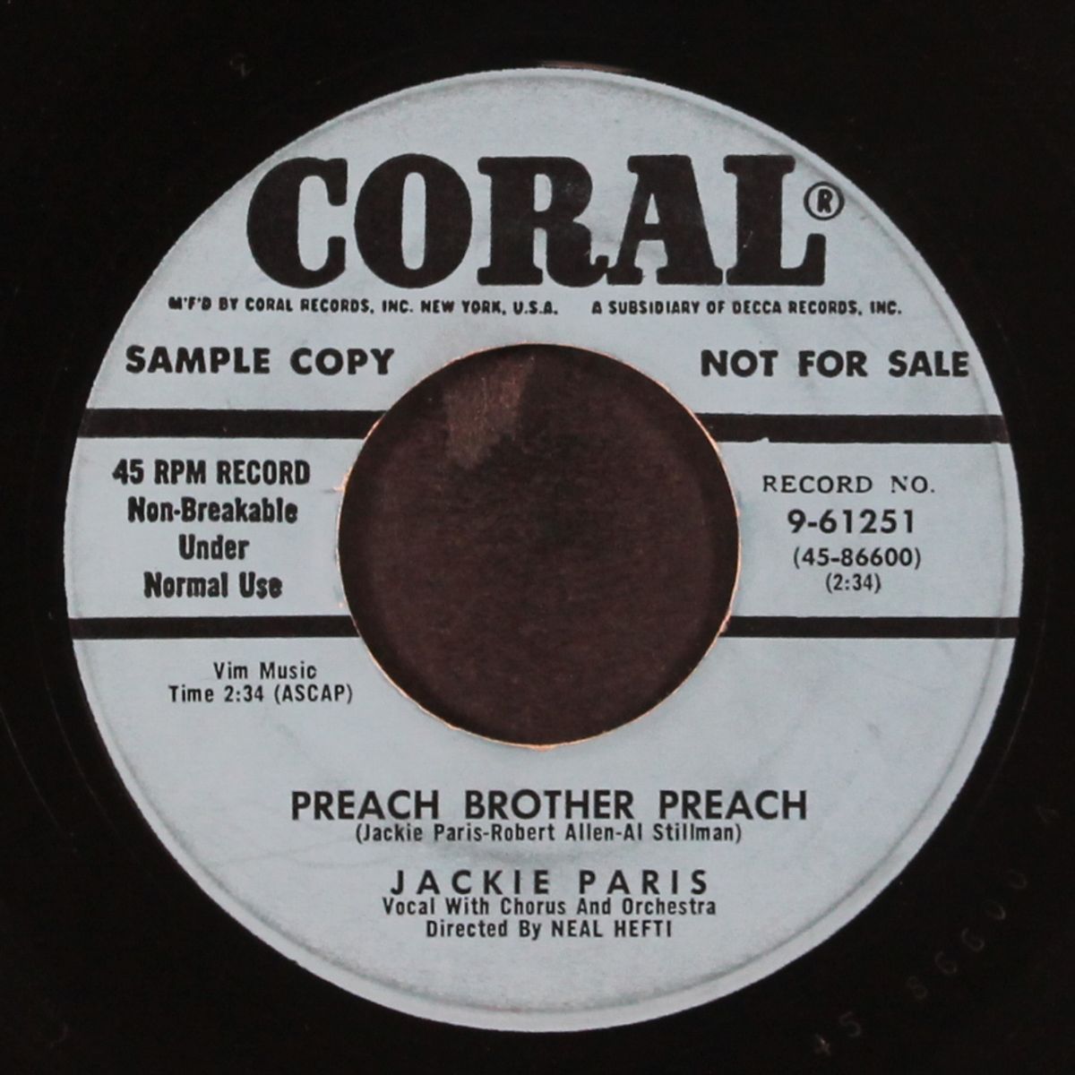 crazy heart / preach brother preach by JACKIE HARRIS
