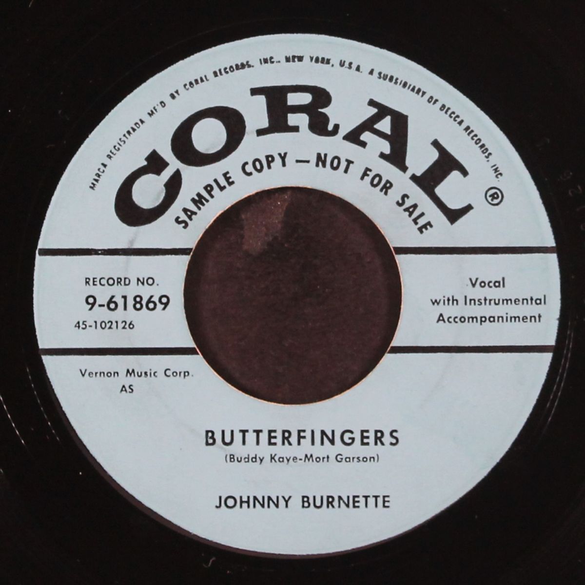 drinking wine, spo-dee-o-dee, drinking wine / butterfingers by JOHNNY BURNETTE TRIO
