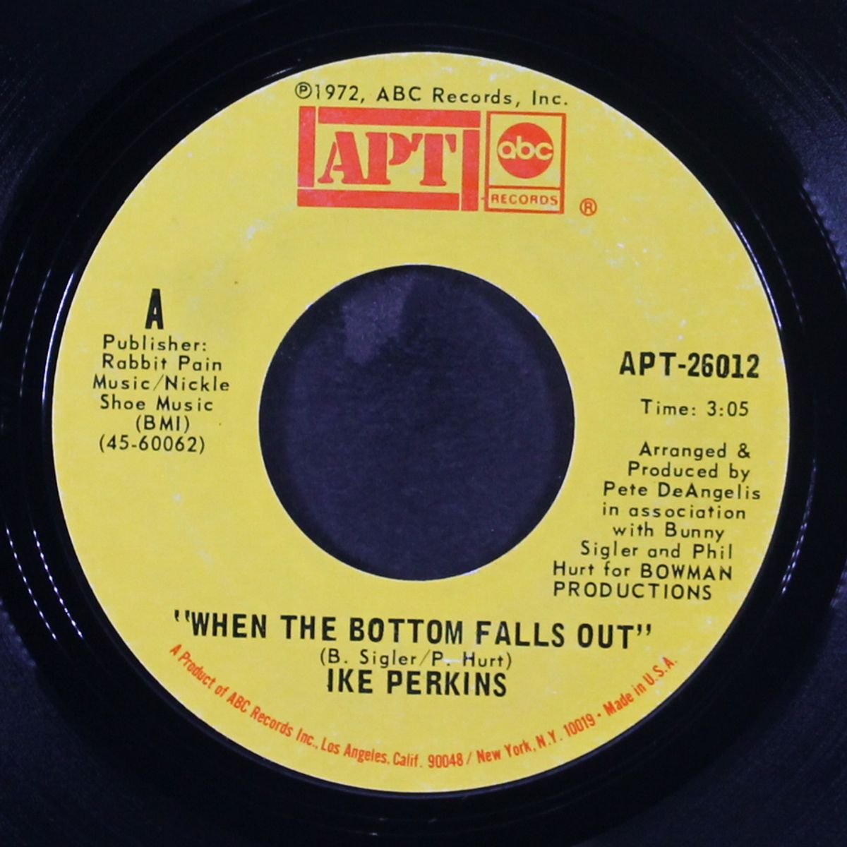 when the bottom falls out / annabelle by IKE PERKINS