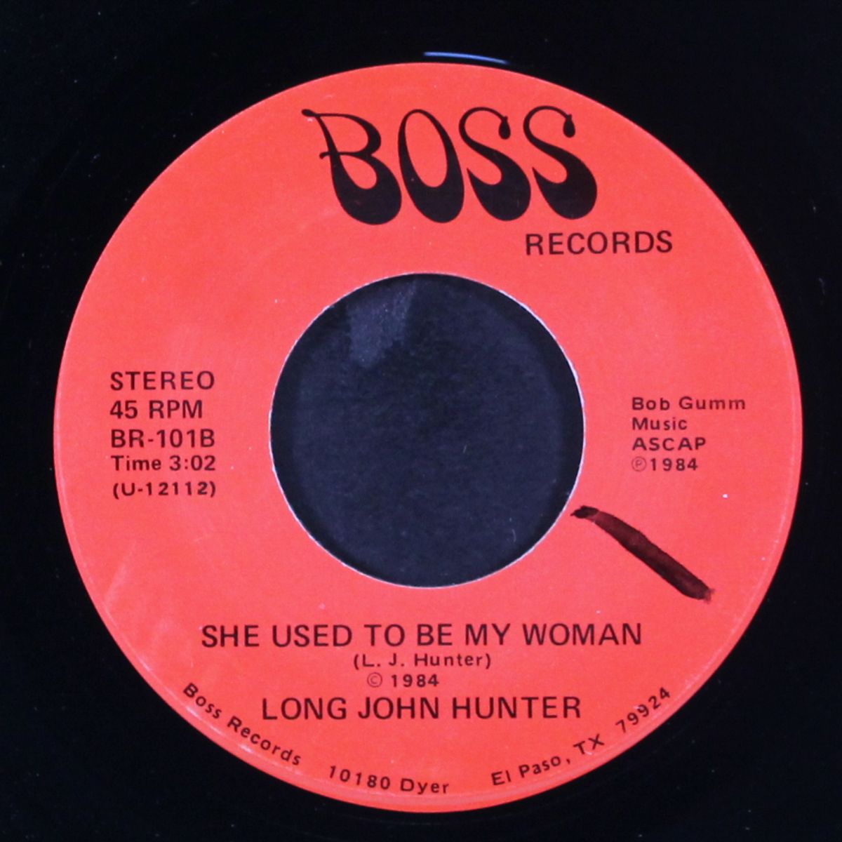el paso rock / she used to be my woman by LONG JOHN HUNTER