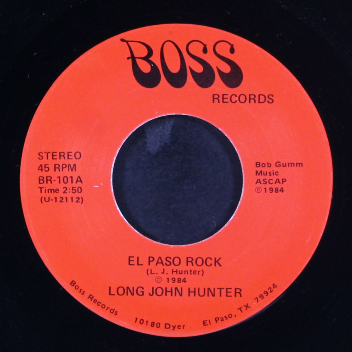 el paso rock / she used to be my woman by LONG JOHN HUNTER