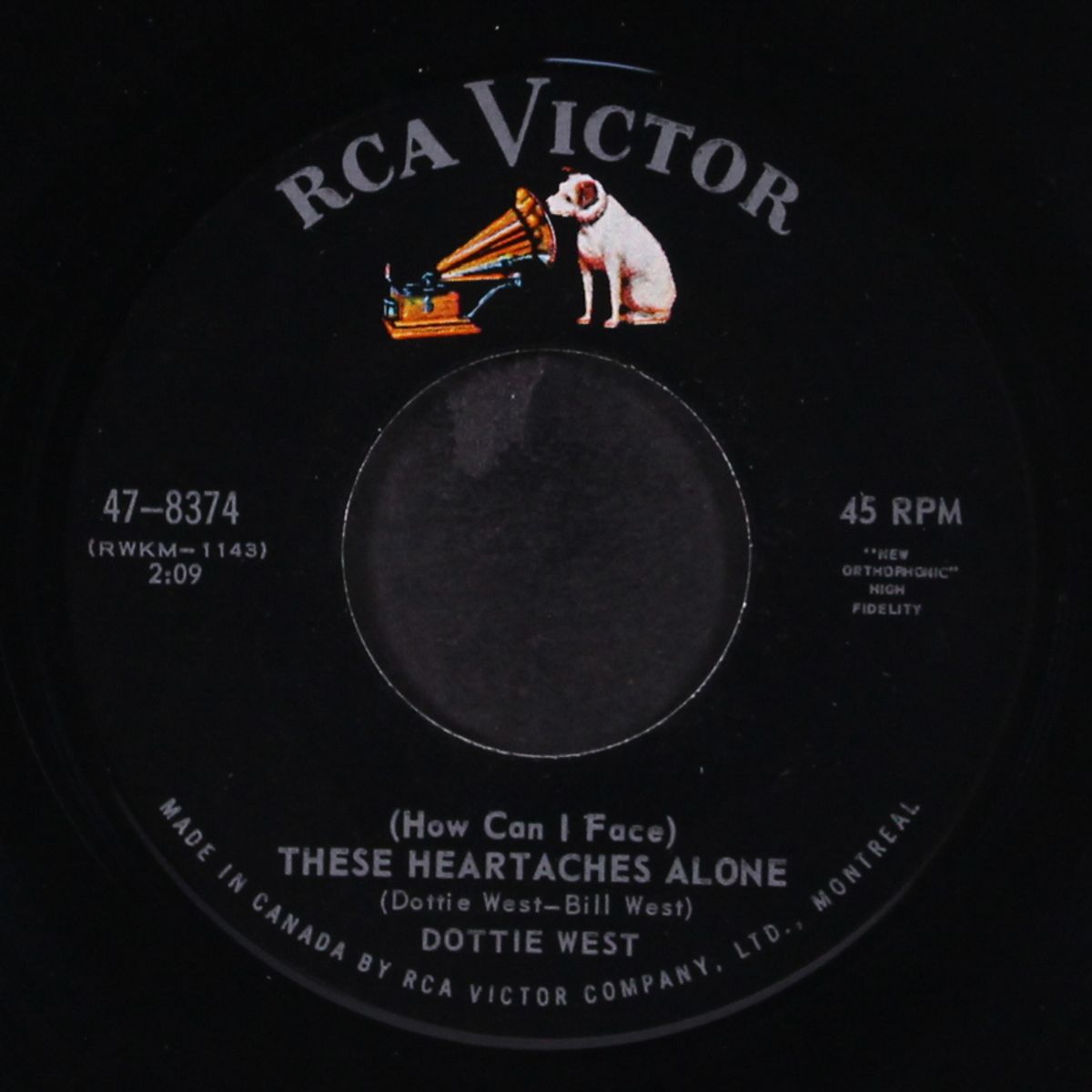 here comes my baby / these heartaches alone by DOTTIE WEST