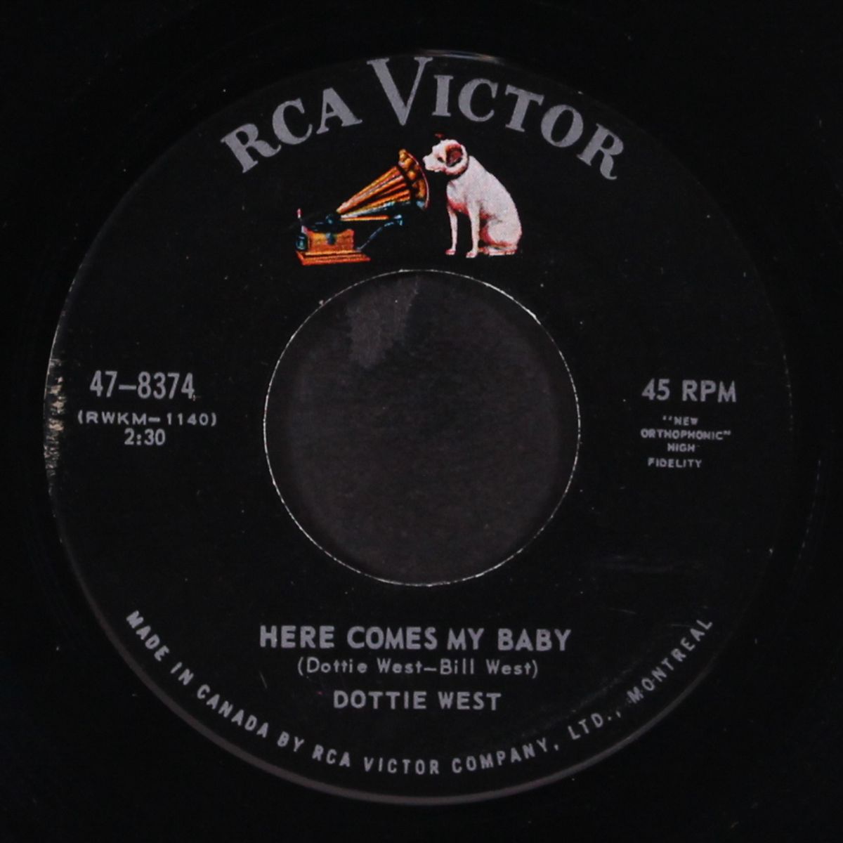 here comes my baby / these heartaches alone by DOTTIE WEST
