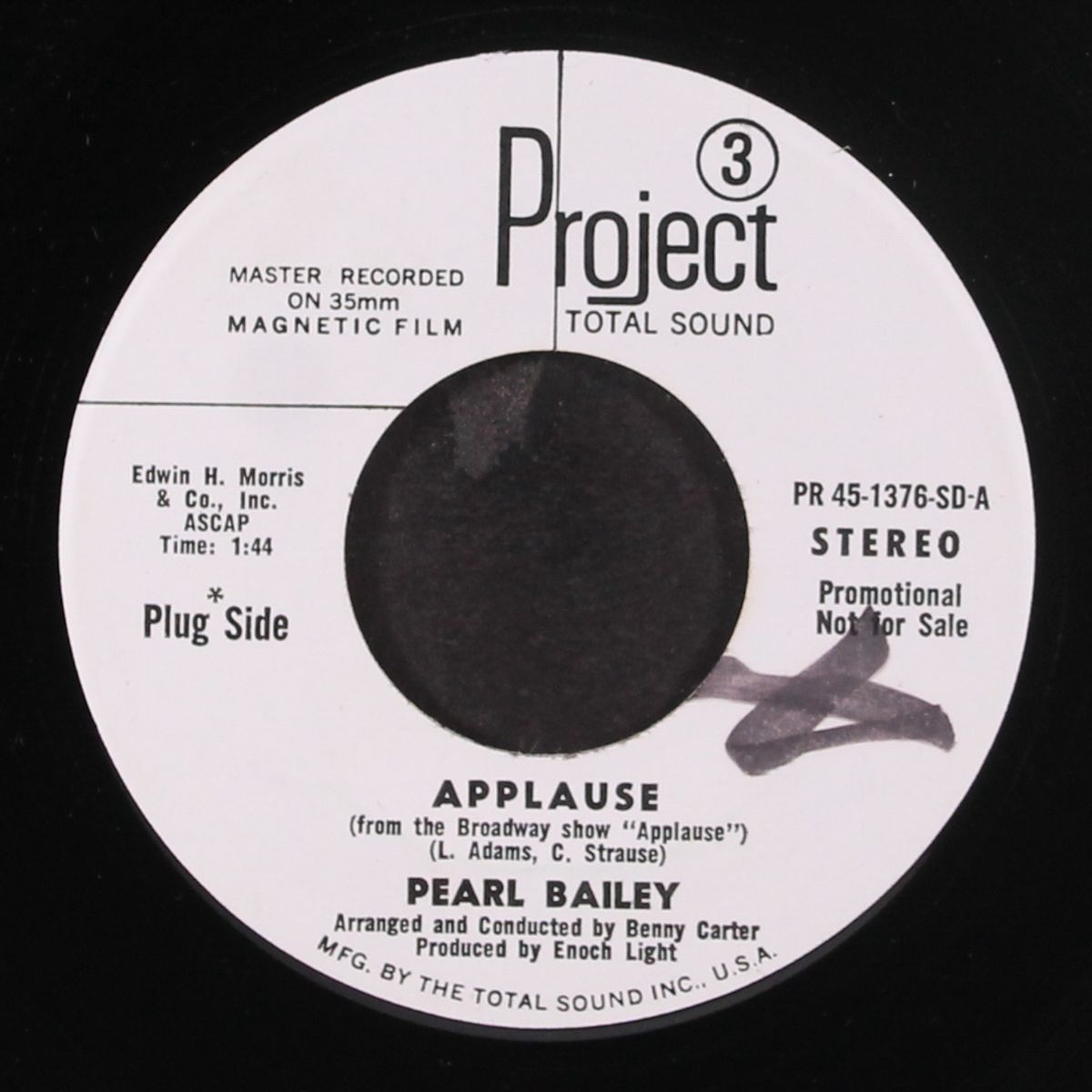 applause / when the world was young by PEARL BAILEY