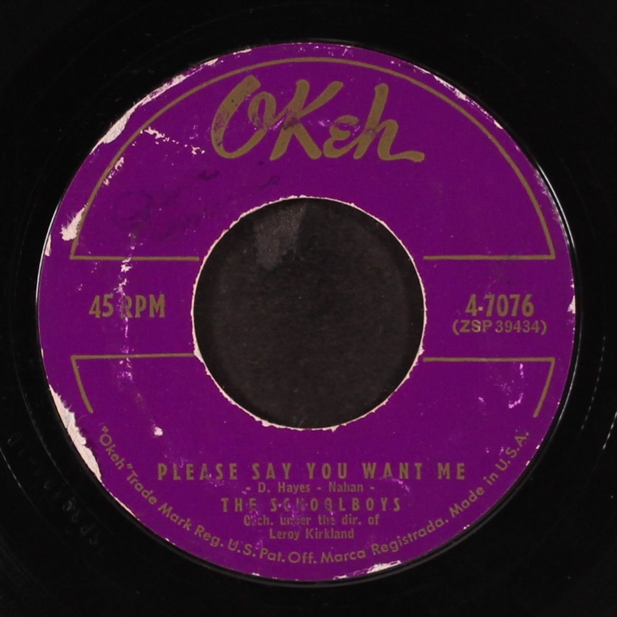 shirley / please say you want me by SCHOOLBOYS