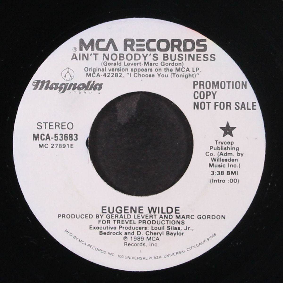 ain't nobody's business by EUGENE WILDE
