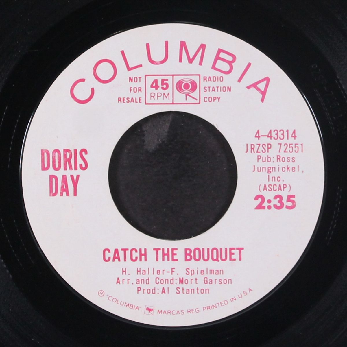 summer has gone / catch the bouquet by DORIS DAY