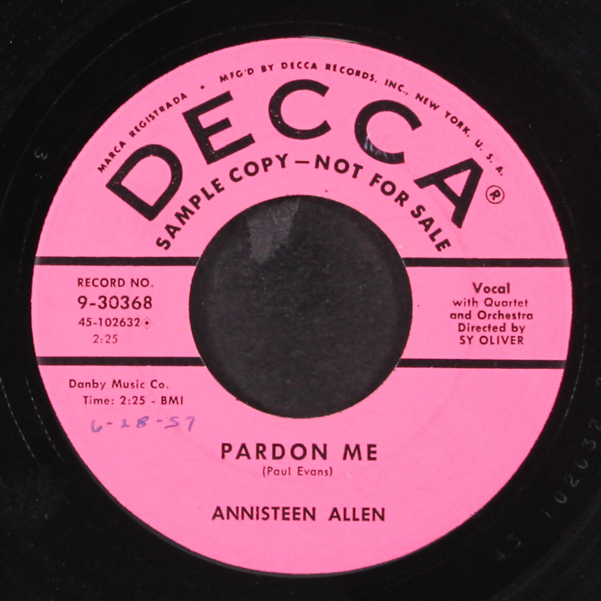pardon me / rough lover by ANNISTEEN ALLEN