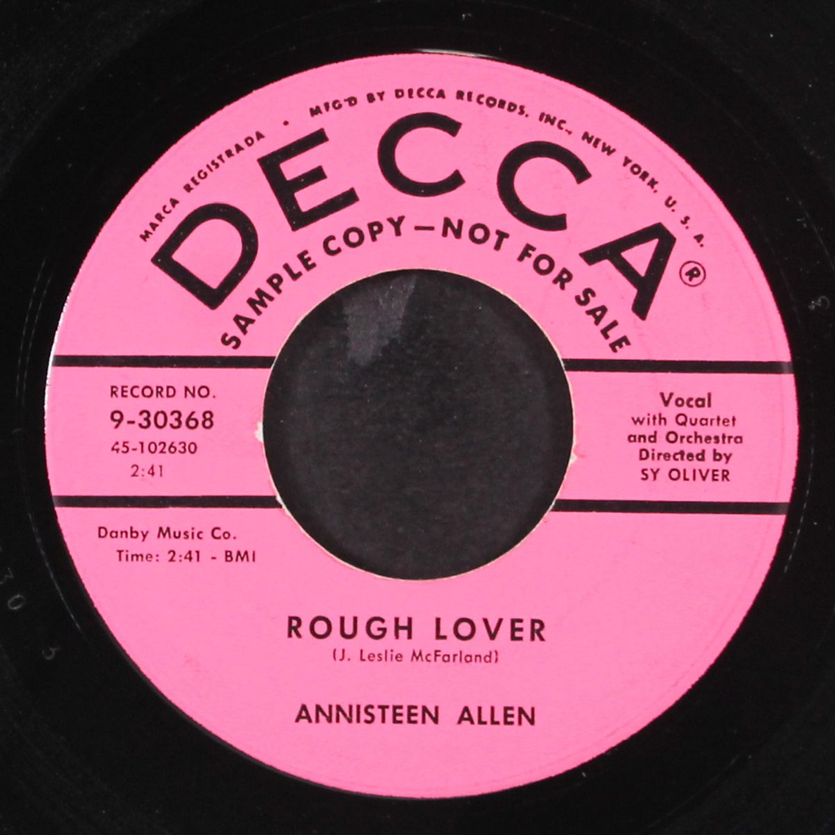 pardon me / rough lover by ANNISTEEN ALLEN