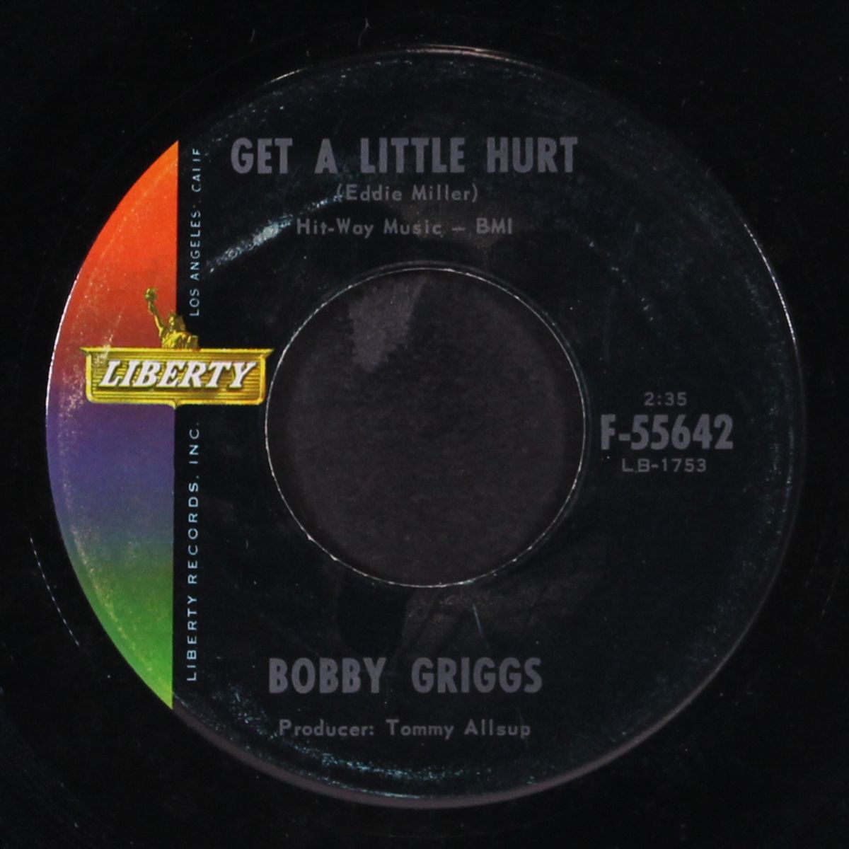 get a little hurt / your farewell party by BOBBY GRIGGS