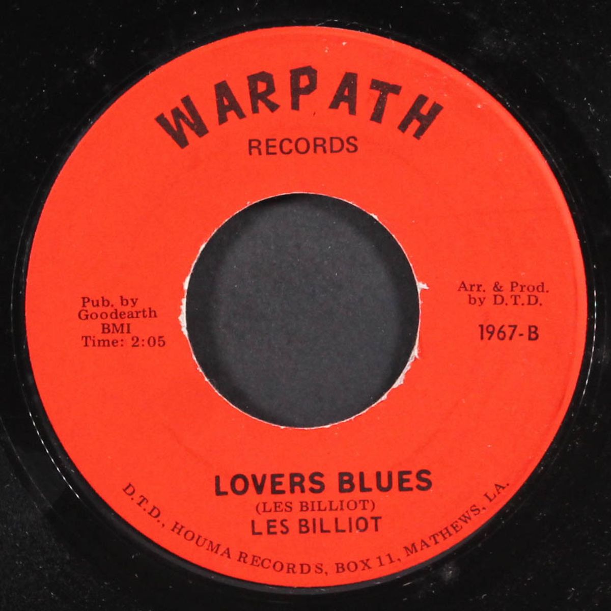 lovers blues / rosie by LES BILLIOT