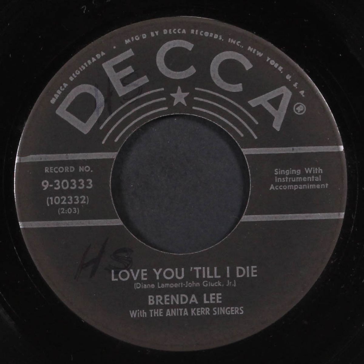 dynamite / love you 'till i die by BRENDA LEE