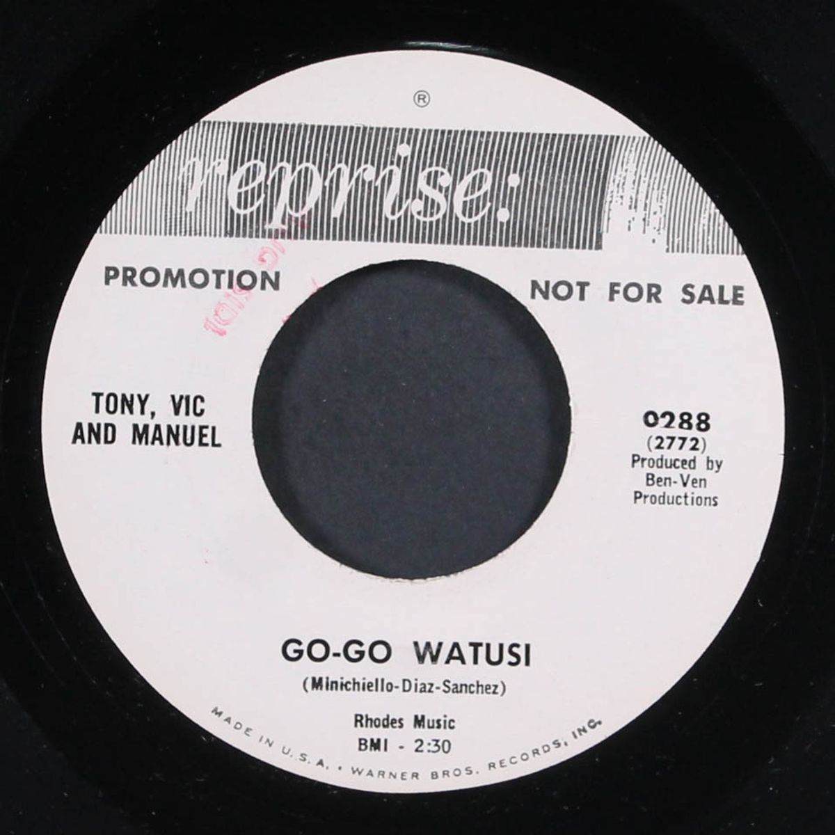 go-go watusi / la la cucaracha by TONY, VIC AND MANUEL