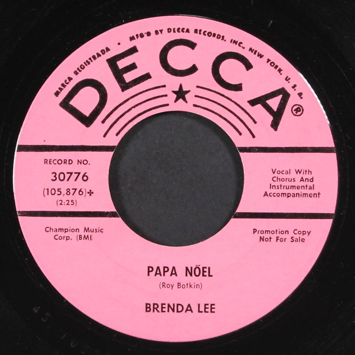 rockin' around the christmas tree / papa noel by BRENDA LEE
