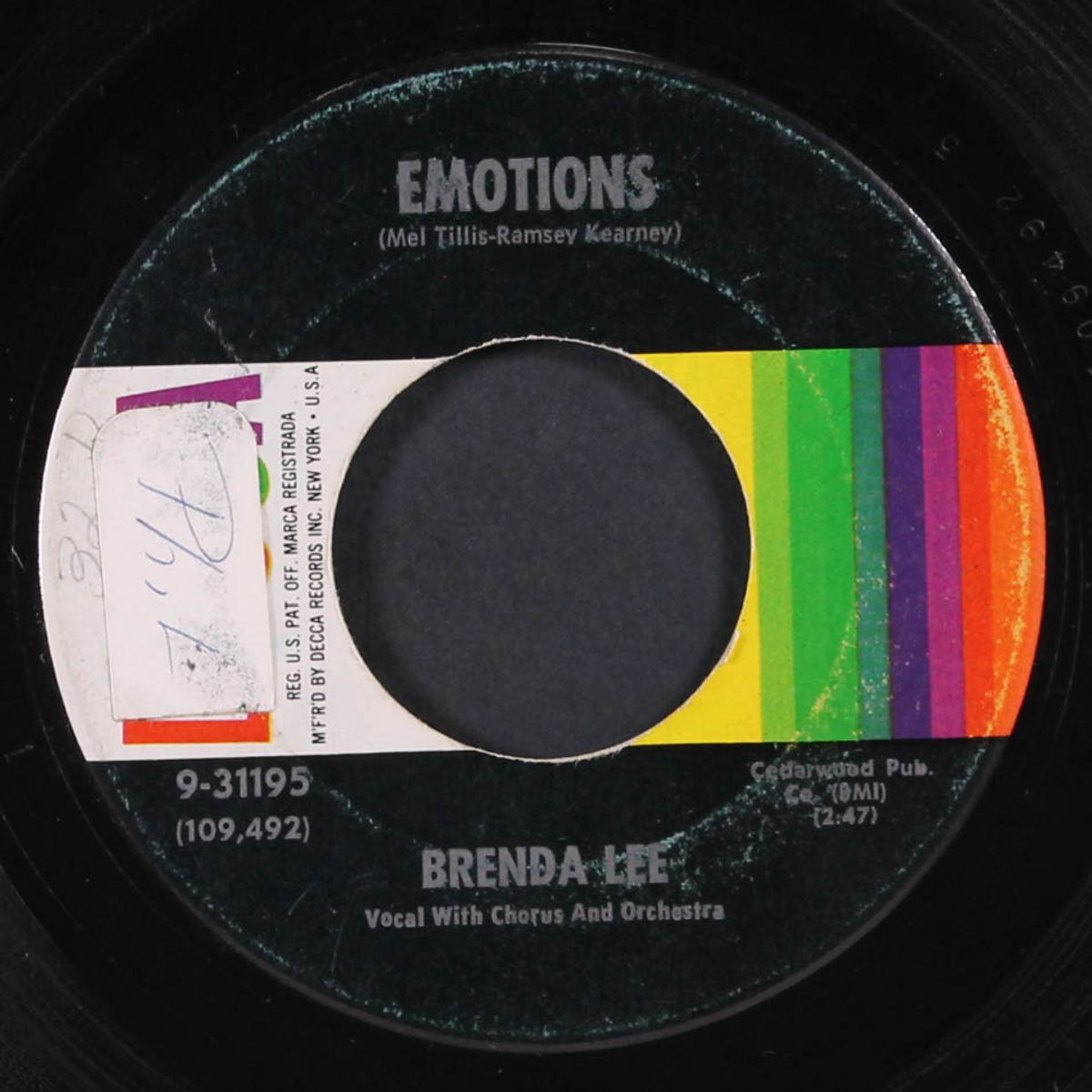 emotions / i'm learning about love by BRENDA LEE