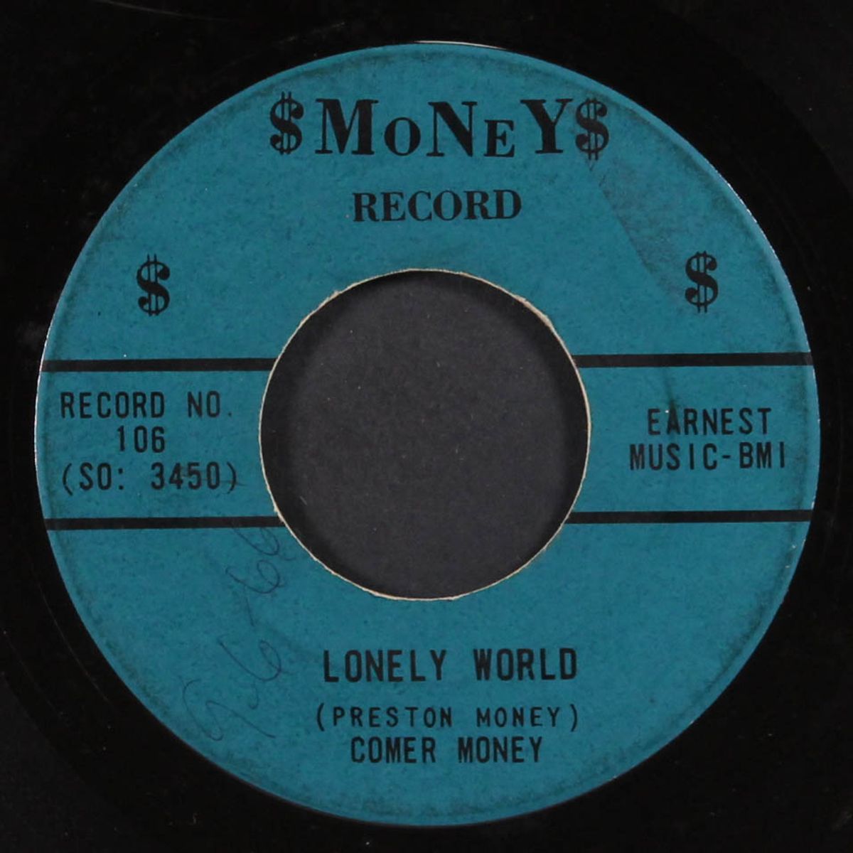 my mo jo working / lonely world by COMER MONEY