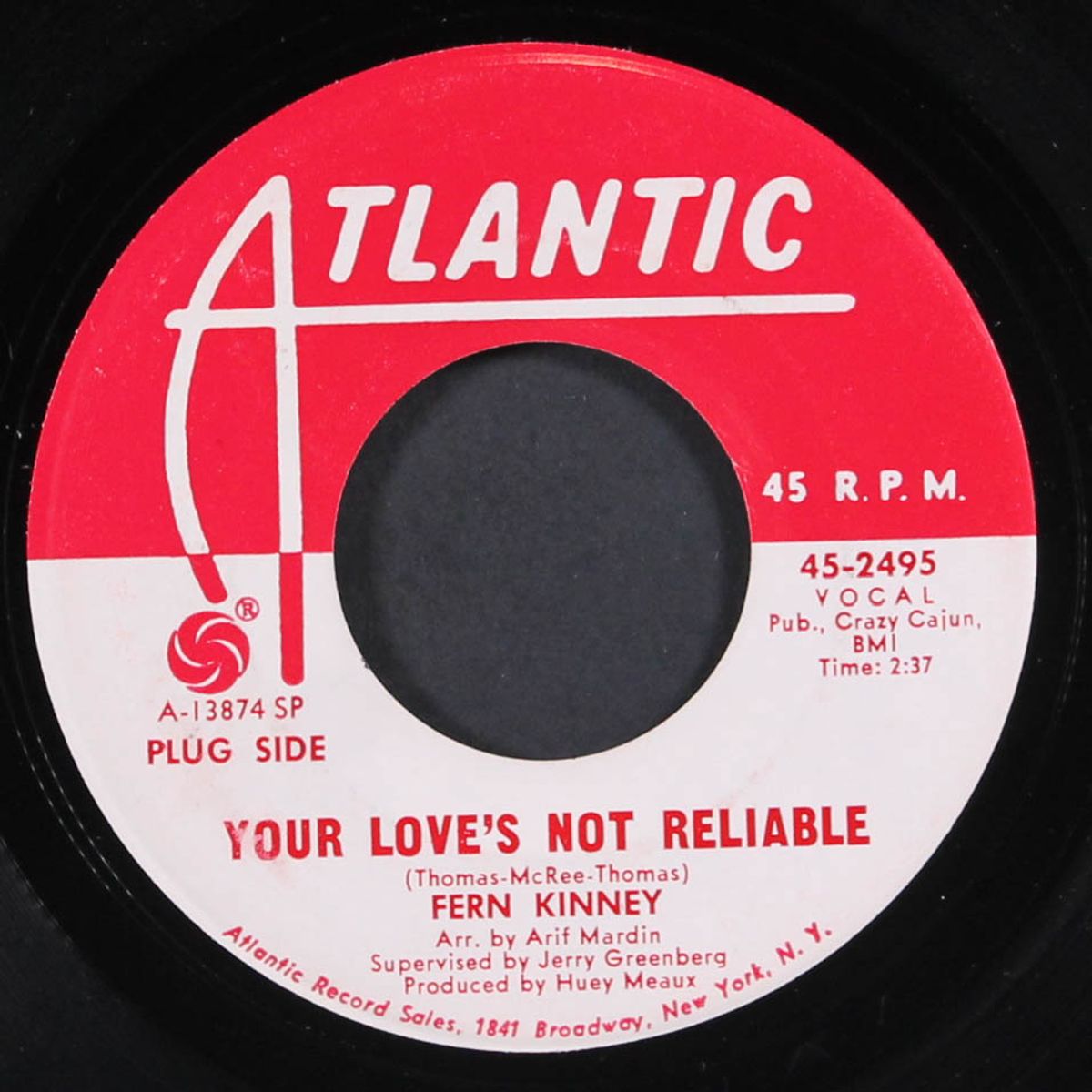 sweet devil / your love's not reliable by FERN KINNEY