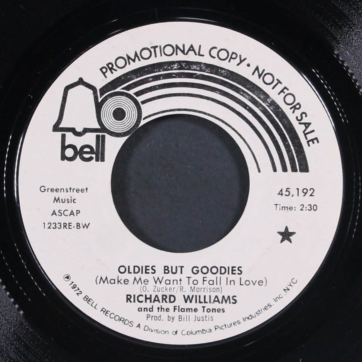 oldies but goodies / little sister nell by RICHARD WILLIAMS & FLAME TONES