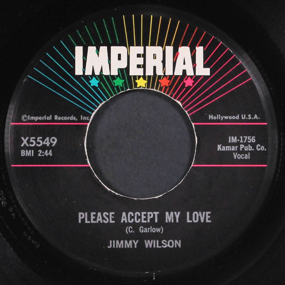big wheel rolling / please accept my love by JIMMY WILSON