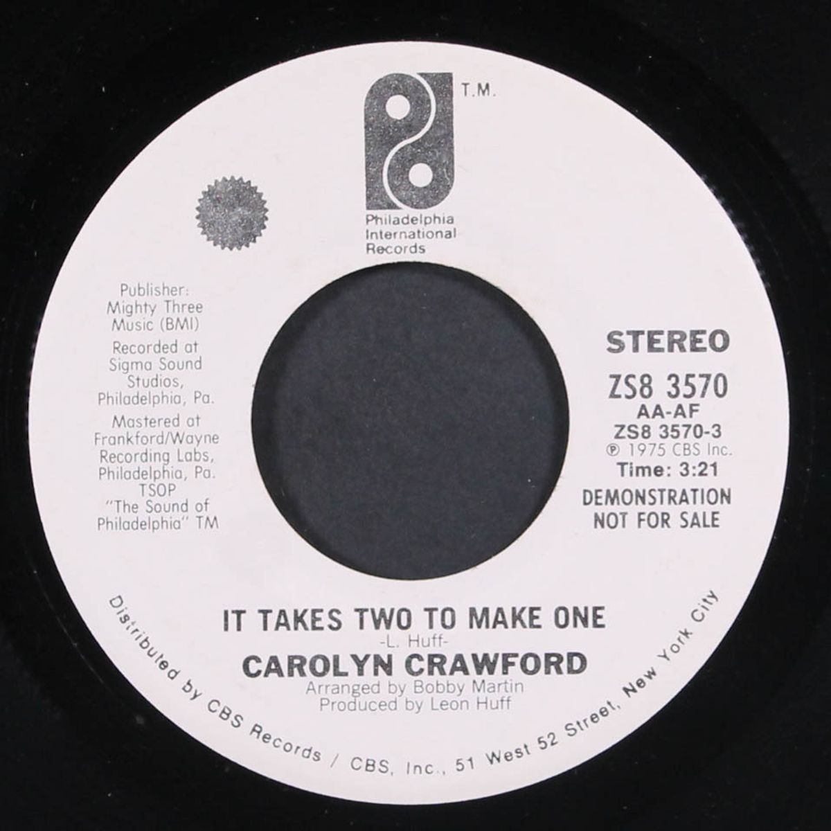 it takes two to make one / mono by CAROLYN CRAWFORD