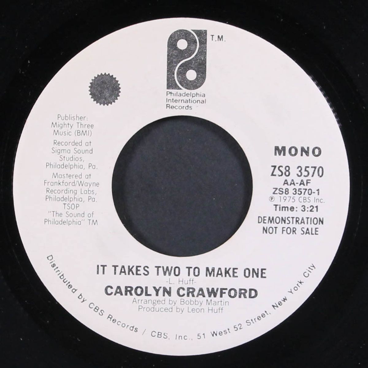 it takes two to make one / mono by CAROLYN CRAWFORD