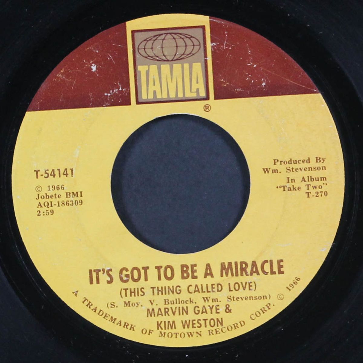 it takes two / it's got to be a miracle by MARVIN GAYE & KIM WESTON