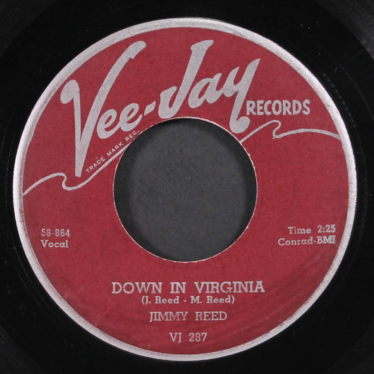 down in virginia / i know it's a sin by JIMMY REED