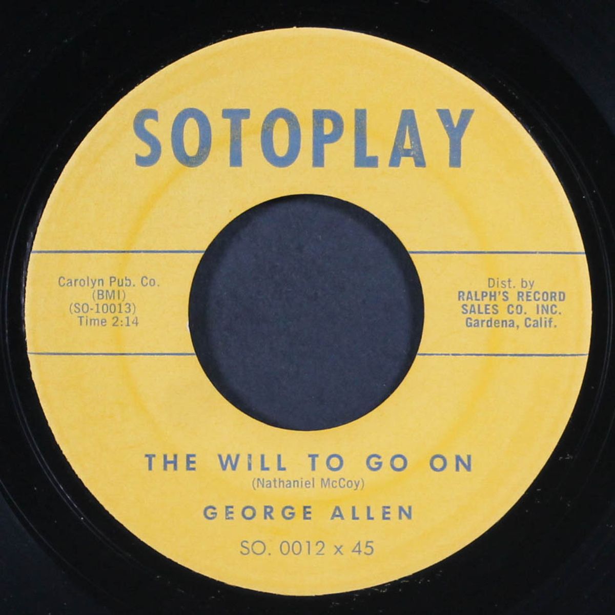 loose screws / the will to go on by GEORGE ALLEN