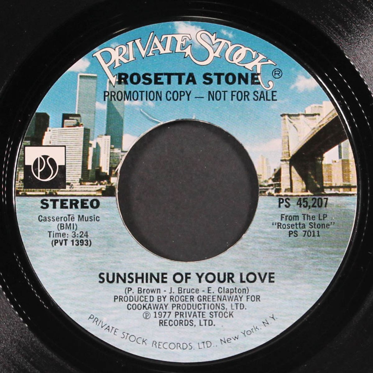 sunshine of your love / at the disco by ROSETTA STONE