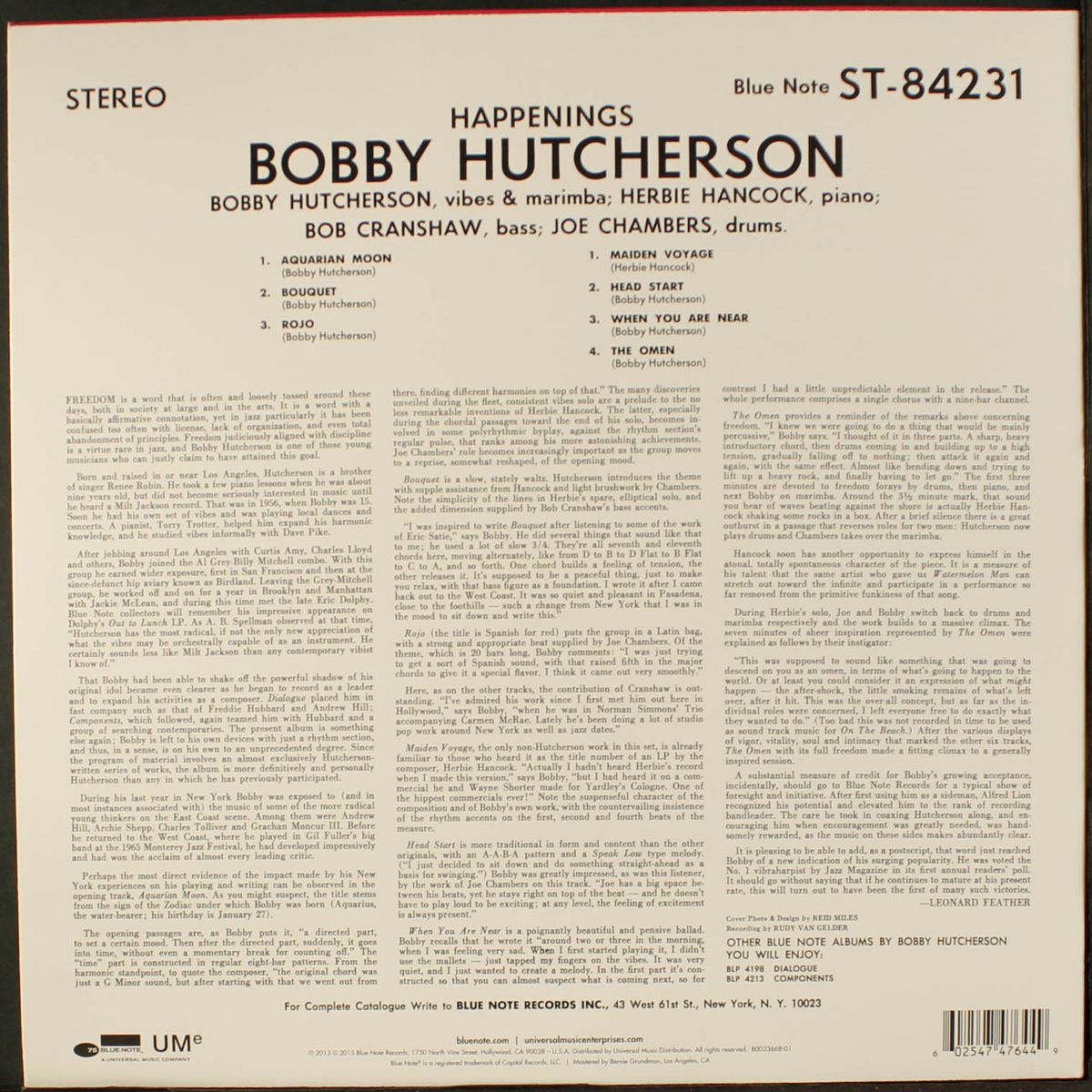 happenings by BOBBY HUTCHERSON