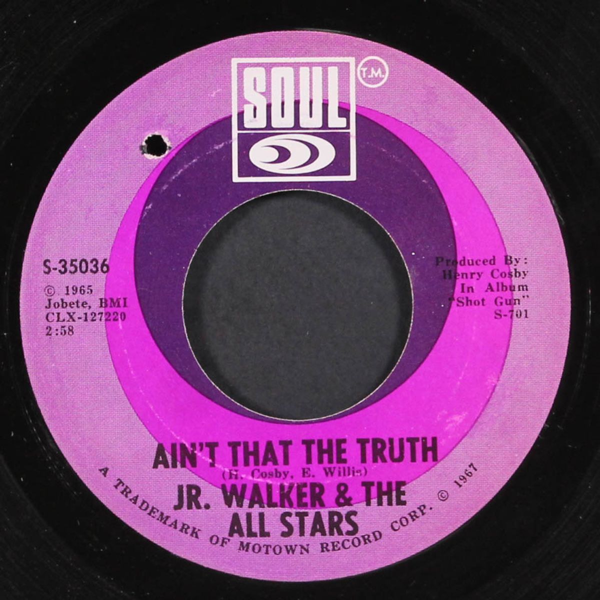 ain't that the truth / shoot your shot by JR. WALKER