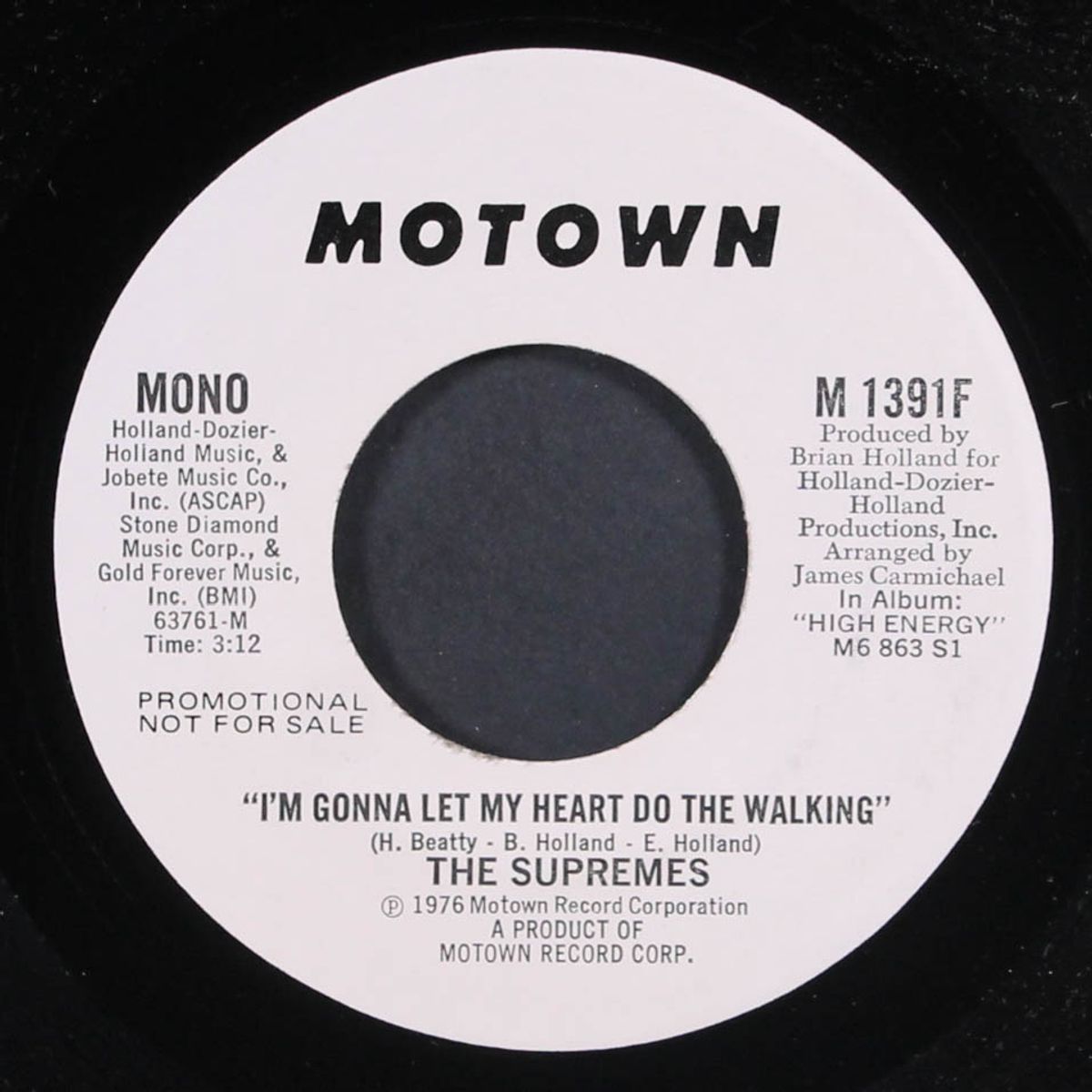 i'm gonna let my heart do the walking / mono by SUPREMES