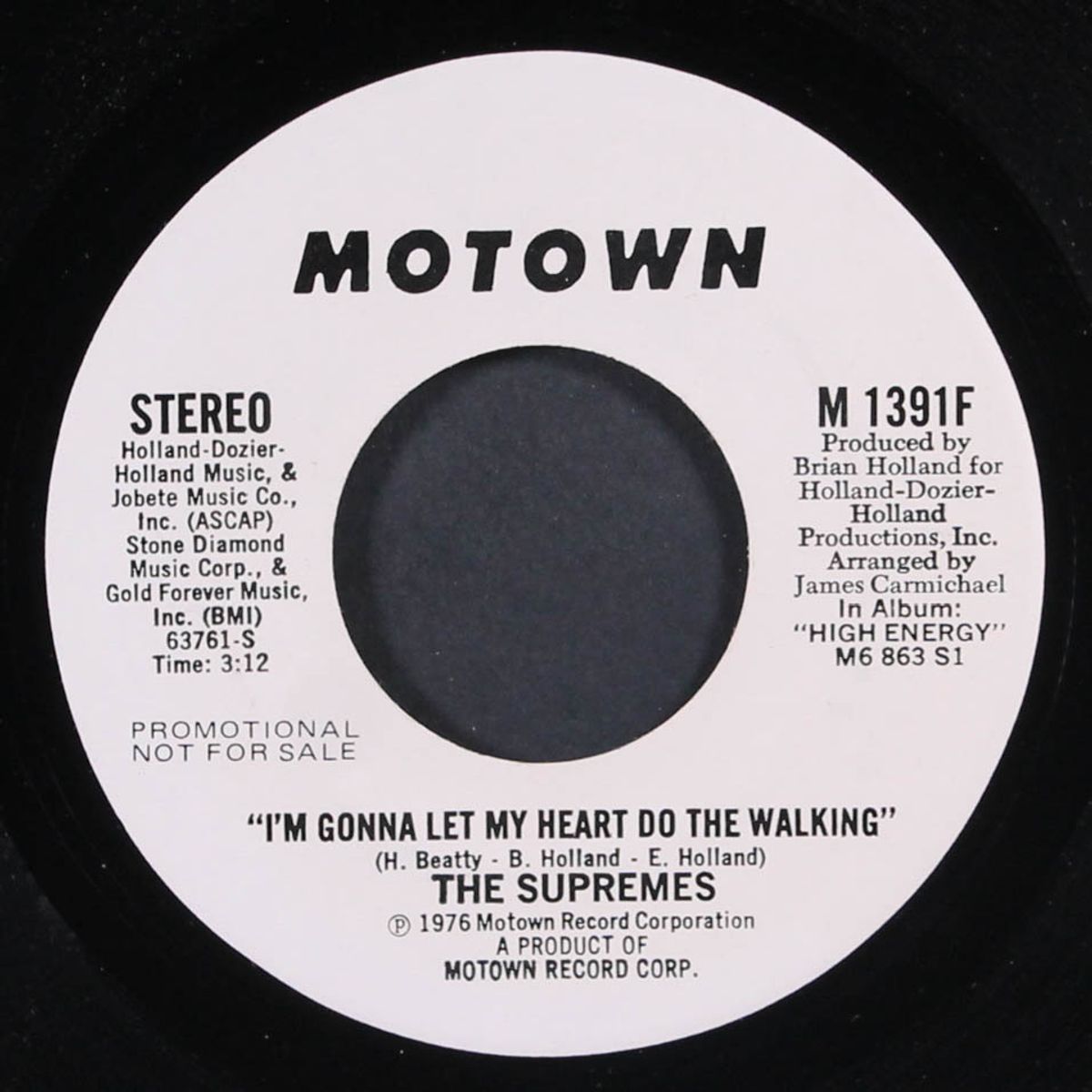 i'm gonna let my heart do the walking / mono by SUPREMES