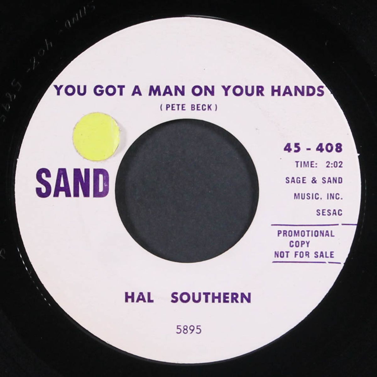 you got a man on your hands / no one wants to be alone by HAL SOUTHERN